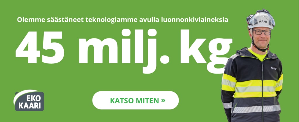 Esimerkki Ekokaaren mainoksesta